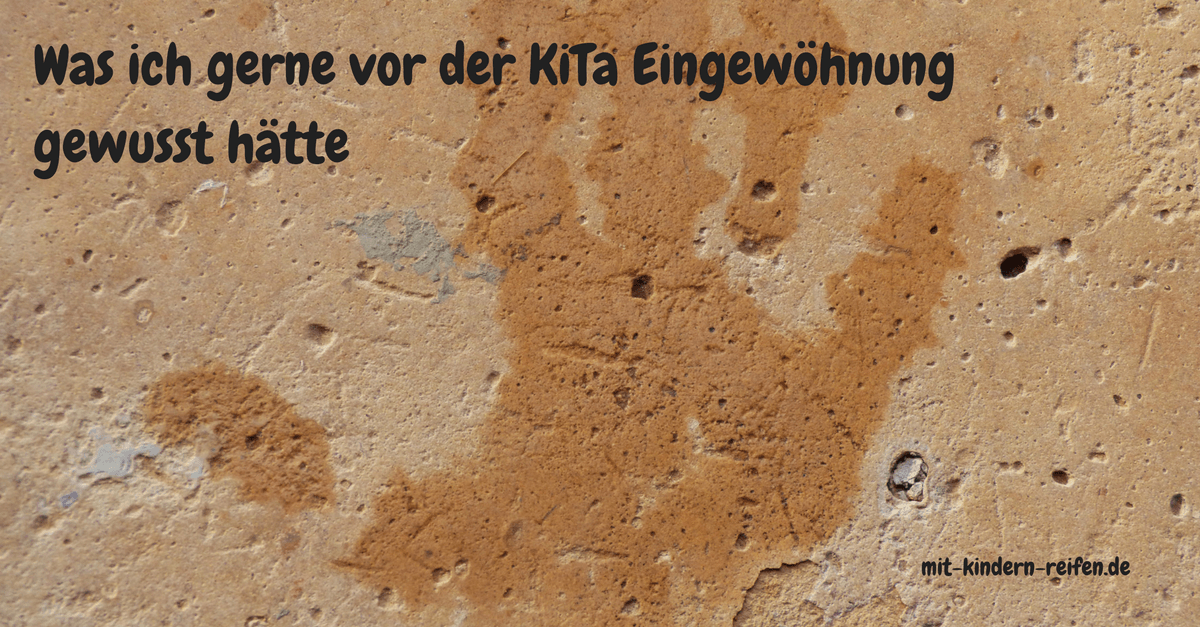 Kita Eingewöhnung, Kindergarten Eingewöhnung, 